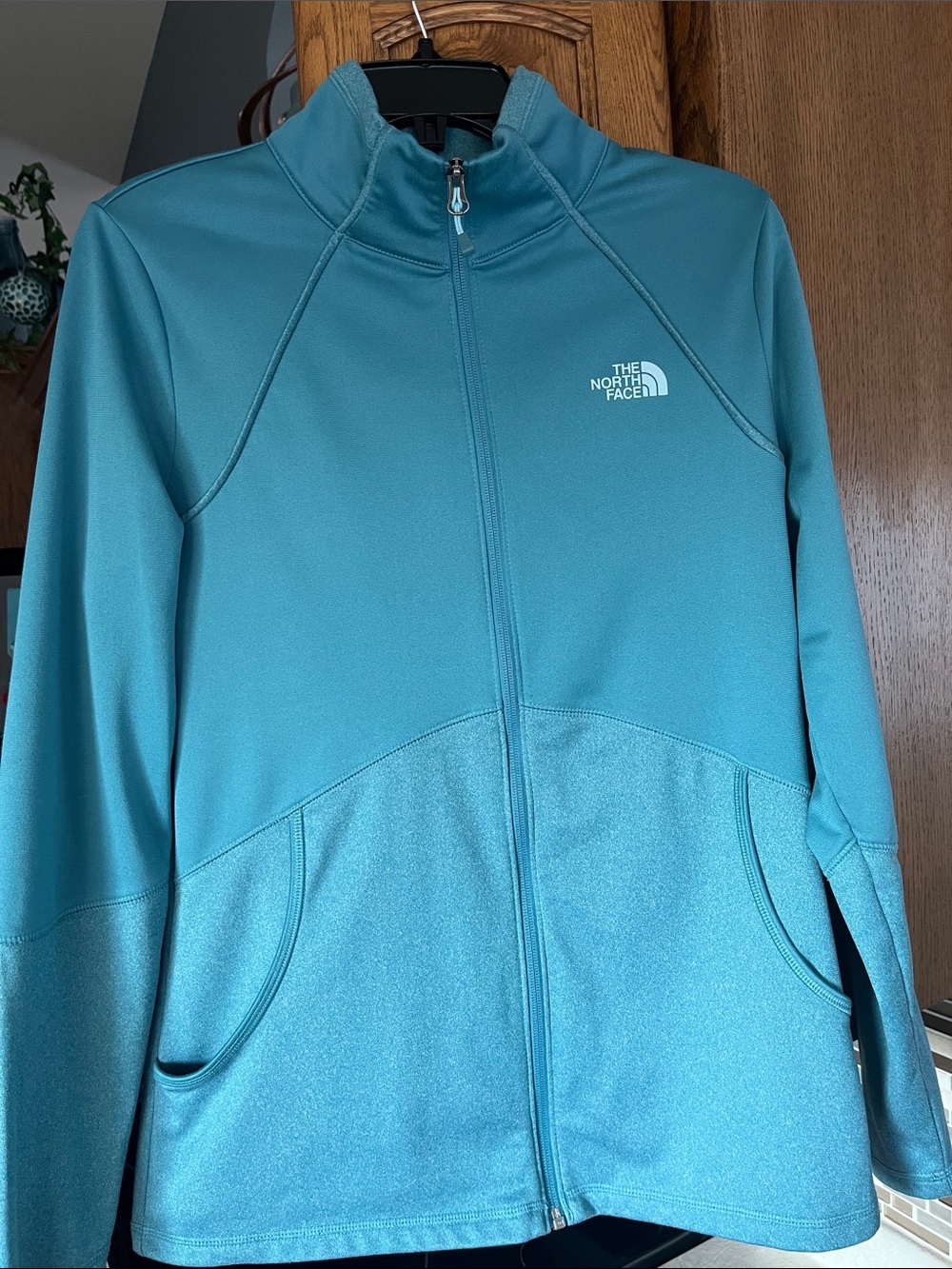 The North Face Women's Teal Zip-Up Utility Jacket